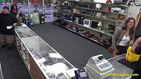 French Babe's Ass Stuffed by Big American Cock