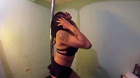 Nude Stripper Pole Dance