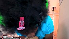 Sloppy Blowjob On The Stairs From That Hippie Girl 😍