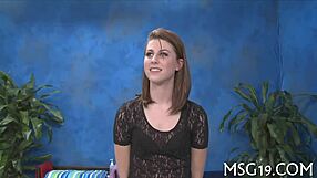 beautiful woman enjoys insertion