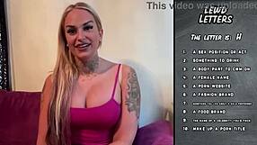 Blonde Pornstar Stephanie Love Strips, Rips Clothes, Shows Big Tits And Ass In Casting