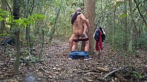 STRANGER FUCKED Me In The Forest With Blowjob And Tits