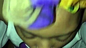 Ex girlfriend gives blowjob in casual setting