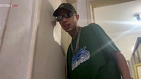 Blonde Skinny Babe Blows Big Cock