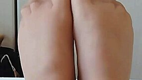 german chubby amateur solo close up of sexy feet in stockings seeking lovers