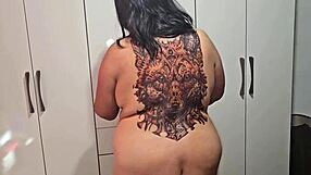 chubby swallows all her milk in slow motion