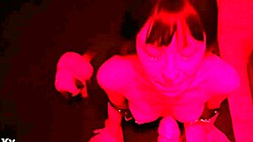 cosplay hinata swallows my cock no mercy, licking and spitting