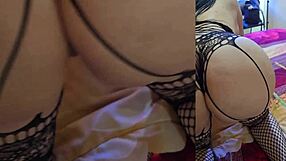 Taboo fat latina milf with big ass fucks young 18+ stepson