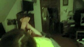 Redhead Submissive Slave Lays On Belly For Deepthroat Blowjob