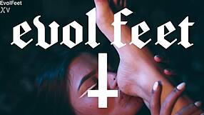 Can't Get Enough of Raven's Feet in Lesbian Femdom