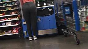 blonde milf in spandex shows nice ass for rough fucking