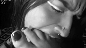 Can't Get Enough of Raven's Feet in Lesbian Femdom