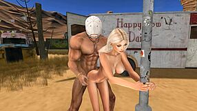 Intense street fucking session