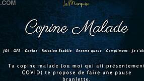 copine malade french audio porn joi gfe teasing