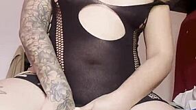 neighbor spies on me masturbating by the window!