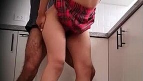 Invite Mexican Escort Home! Bent Over for Orgasm with Hidden Camera!