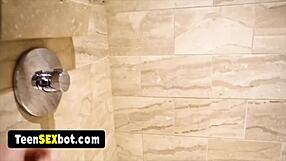 Yo, our new maid cleans naked and I finally got a quickie fuck with her!