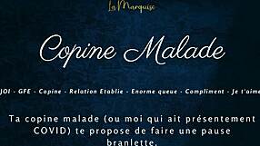 copine malade french audio porn joi gfe teasing