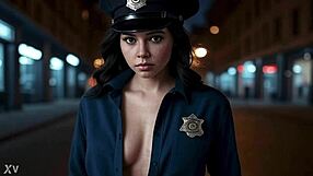 Police Sexy, Featuring Blonde With Boobs And Tits In Sexy Police Uniform