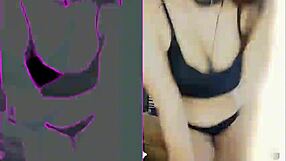 Beautiful Brunette Mc Akira Dances Funk Solo at Home