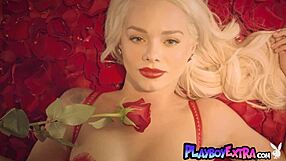 Petite Blonde Teen Stripping and Posing