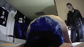 Mazo Bitch Punished By Master In Garage