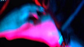 Bound foot gets tickled with bare toes involved