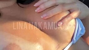 Asian Blogger Caught In Public Parking Lot.