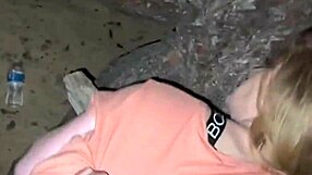 I fucked my skinny 18yo studen on Florida beach, she was so wet