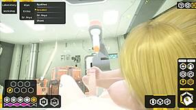 Handjob and Cowgirl Riding in Sex Game