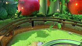 Megurine Luka in full nude bunny costume from Popipo Project Diva mod?