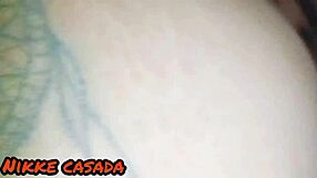 Brazilian Amateur Peels Pussy on Big Cock in Intense Fucking