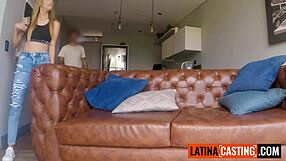 Blonde Latina Teen 18+ PUSSY BANGED RAW In Amateur Lingerie Photoshoot