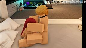 i can't believe how deep i went with denji and makima in roblox sex!