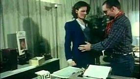 secretary gets mouth full of cock and ass fucked hard