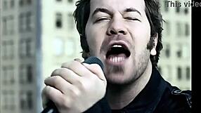 paralyzer by finger eleven plays while shemale does fingering and masturbation