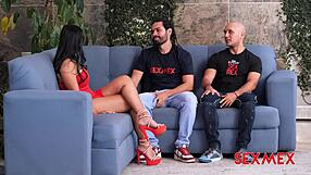 لينا هيناو اللاتينية الجذابة ترضع صديق زوجها؟