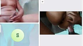 married woman on webcam with client enjoying the session