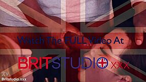 ¿Quieres un almuerzo líquido? Dos hermosas enfermeras británicas chupan y facializan polla enorme en trío.