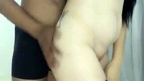 little white girl thought she'd sleep but took dick instead