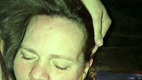 Milf Performs Deepthroat Blowjob While Playing With Tits