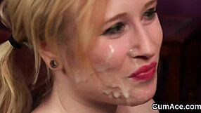 i swallow all the jizz shot on my face in extreme blowbang