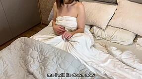 Stepmom receives massage from russian amateur