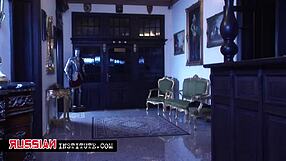 Intense lesbian anal party