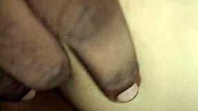 Slut takes big black cock cum in bathroom POV