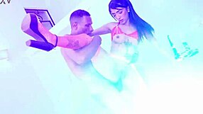 Watch lunita galactica's first anal with big black cock deep in her balls!