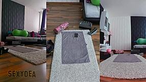 Experience A New Level Of Intimacy Naked Workout In Triple Cam View