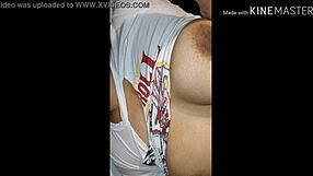 I Cum On Her Tits Hard!