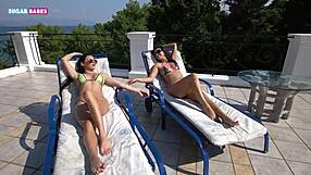 Are These Oiled Lesbian Chicks Rubbing Each Other to Orgasm?