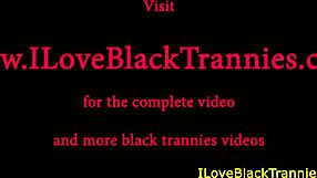 shemale negra ansia trío salvaje con deepthroat intenso